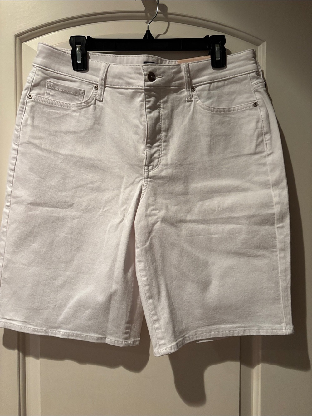 NYDJ Women’s Lilly White Denim Jean Shorts